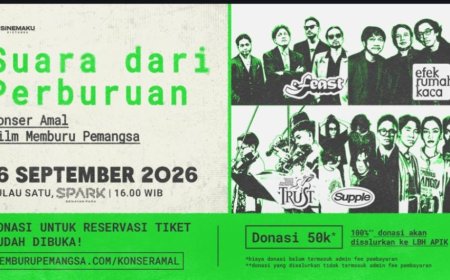Film Memburu Pemangsa; Gelar Konser Amal