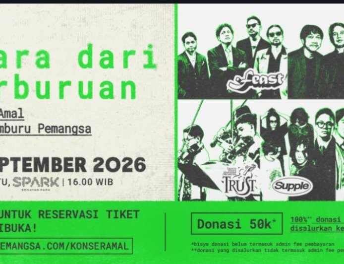 Film Memburu Pemangsa; Gelar Konser Amal